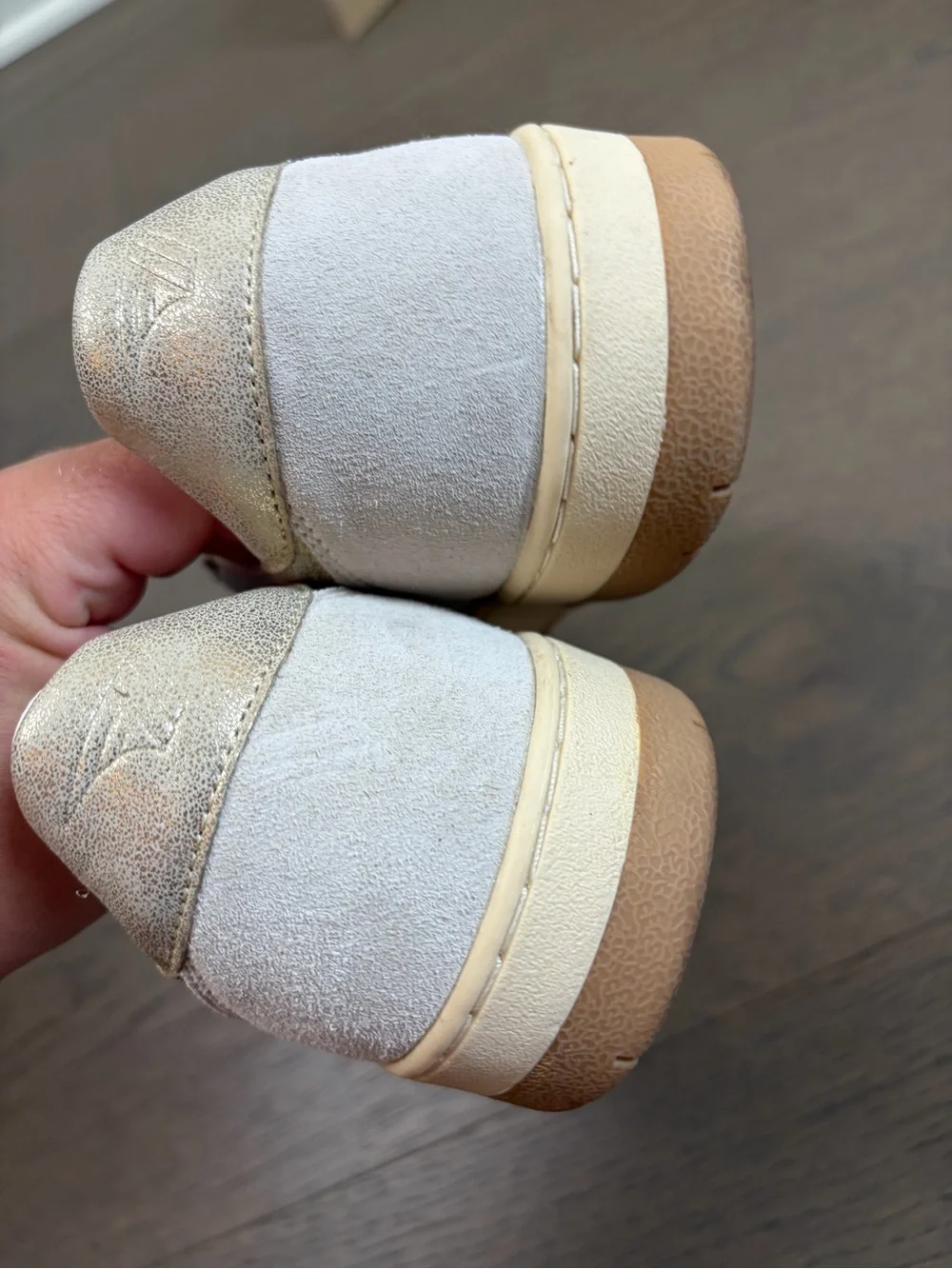 Anthropologie Gola Exclusive Hawk Metallic Sneakers Size 10